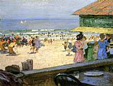 Beach Scene 5 by Edward Henry Potthast